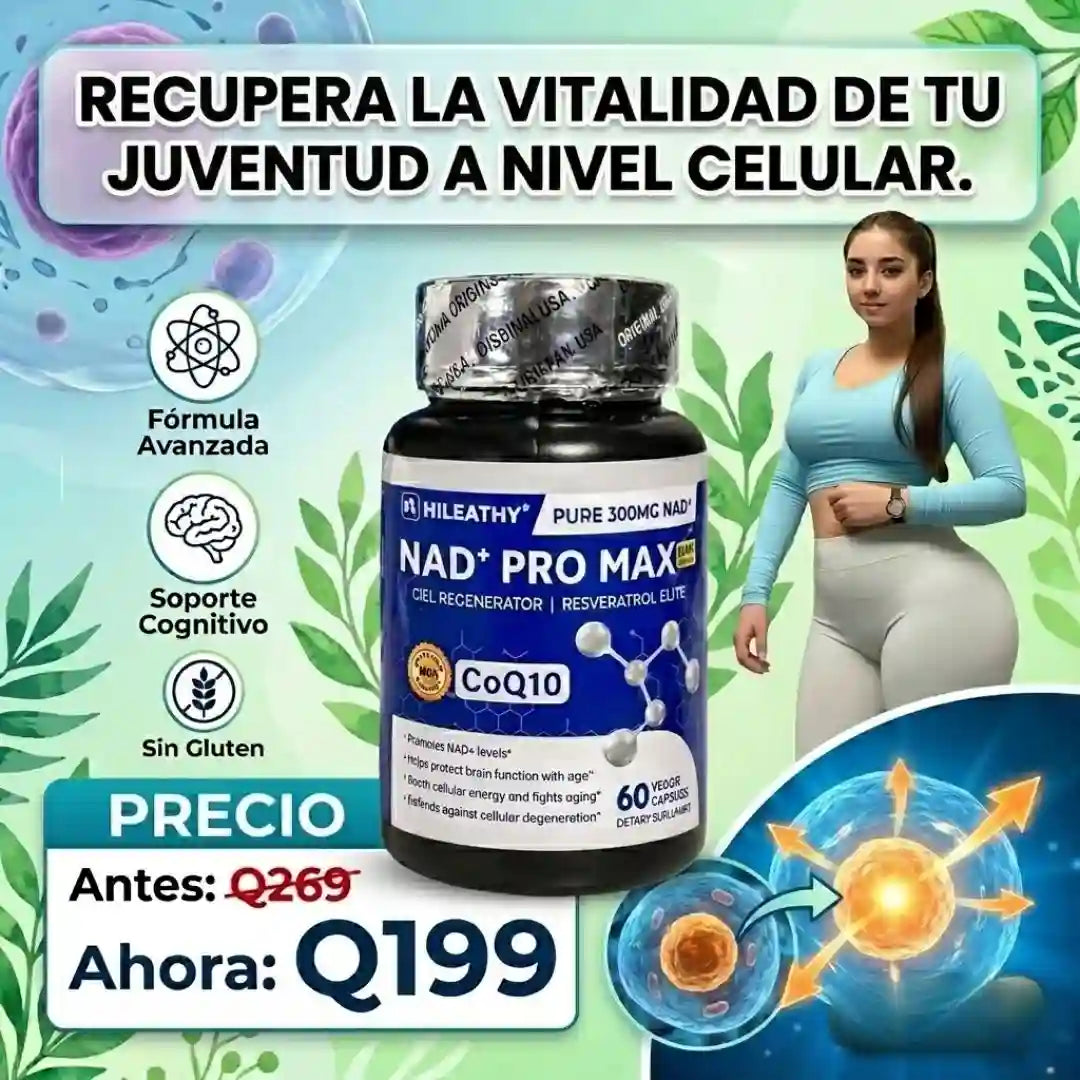 NAD+PRO MAX REGENERACION CELULAR