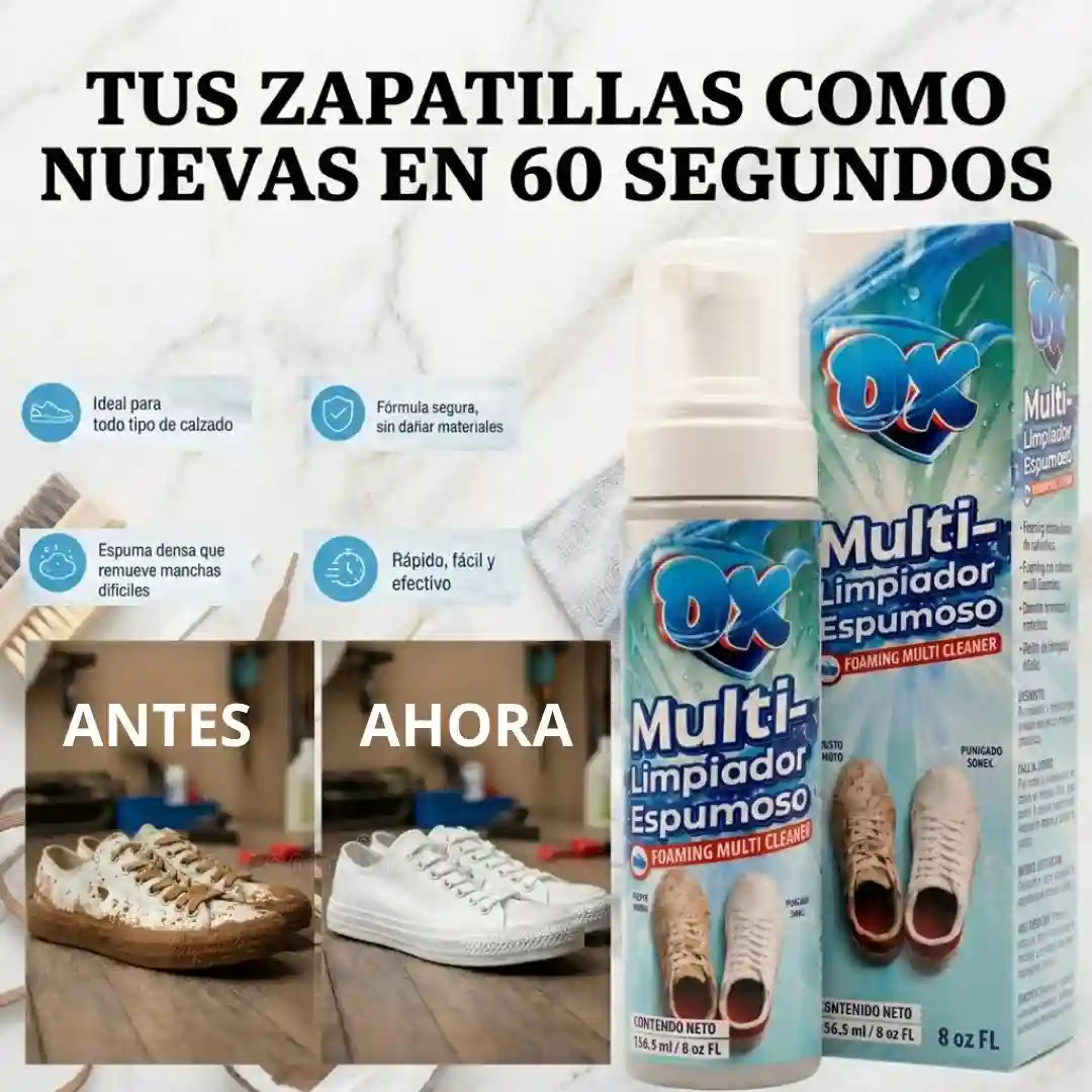 OX PRO-LIMPIEZA PROFESIONAL PARA CALZADO