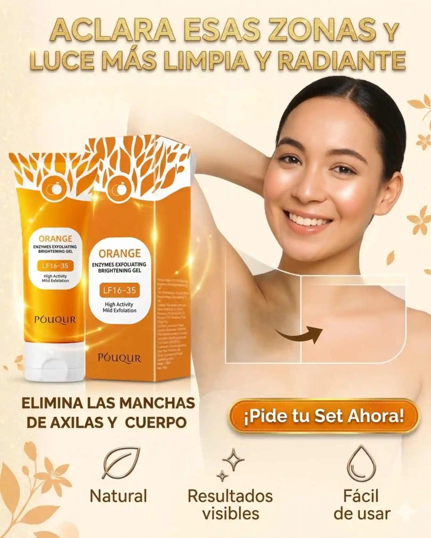 Gel Enzimático de Naranja Cuidado Íntimo