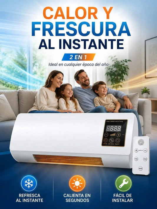 AIRE ACONDICIONADO PORTÁTIL 2 EN 1