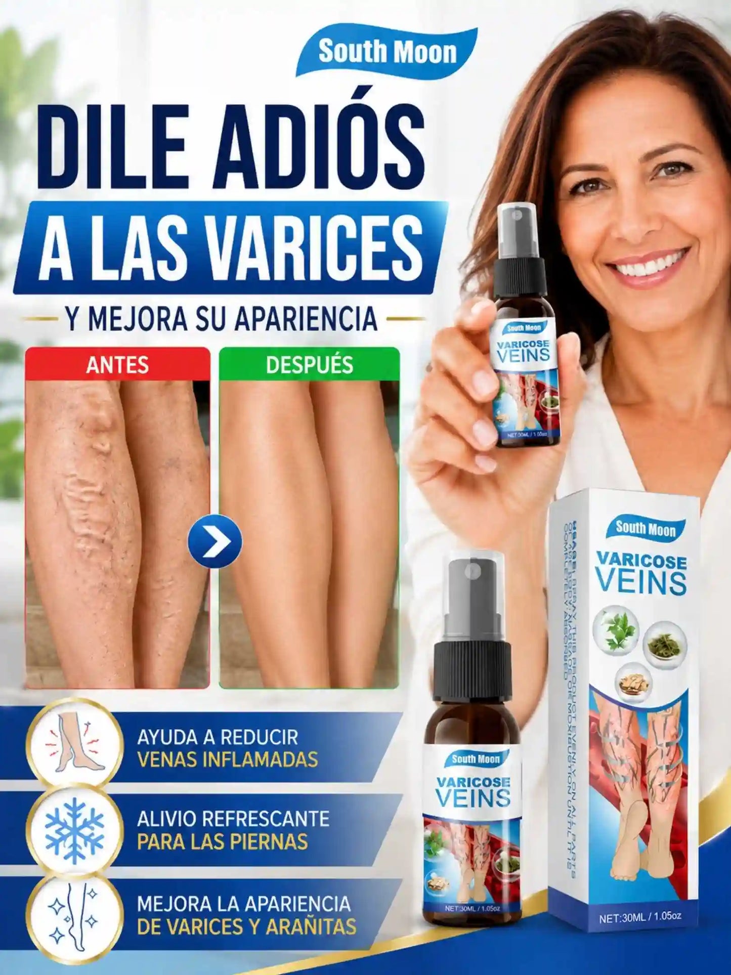 SPRAY PARA VARICES Y ARAÑITAS