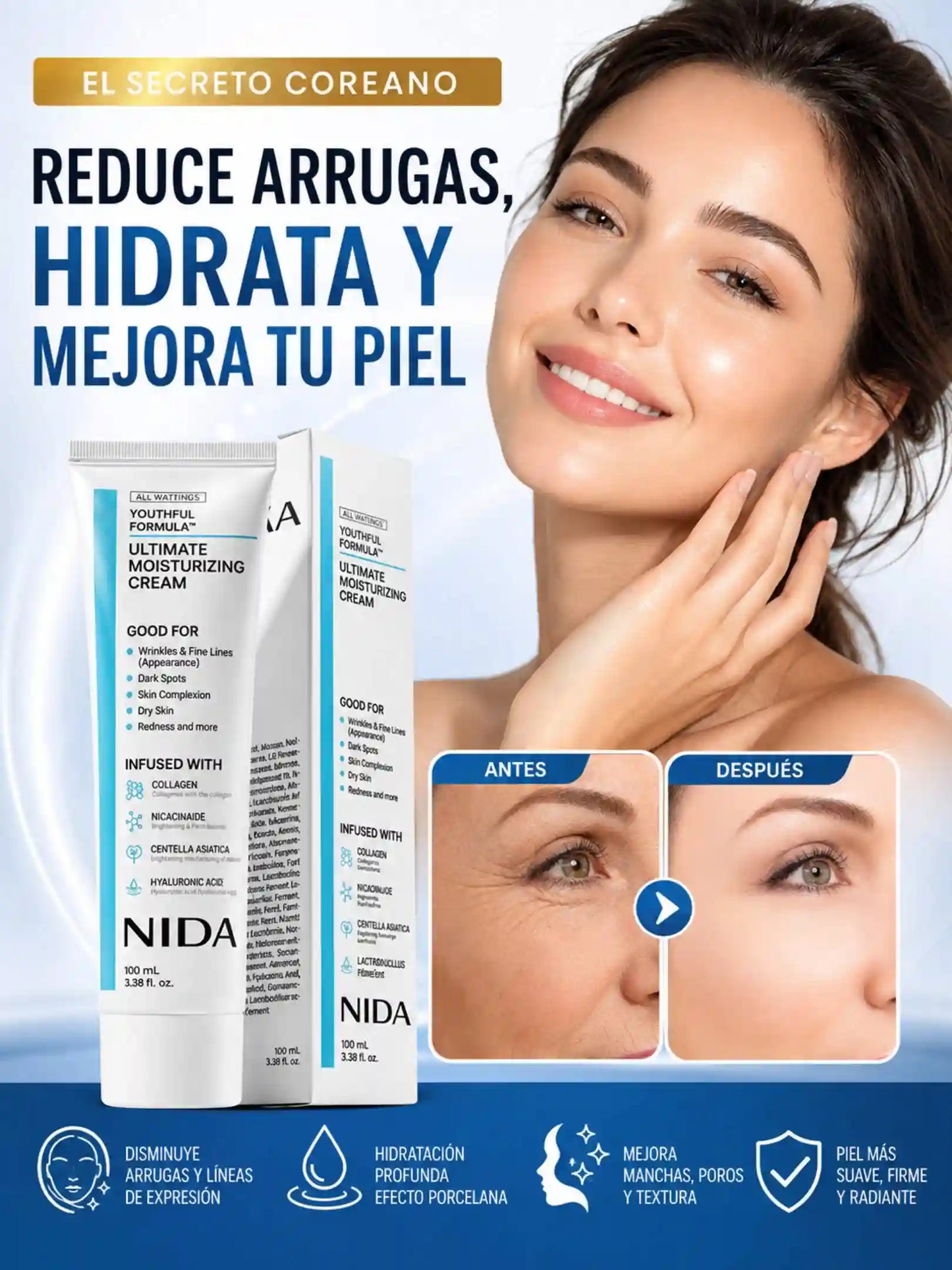 CREMA COREANA NIDA REJUVENECEDORA