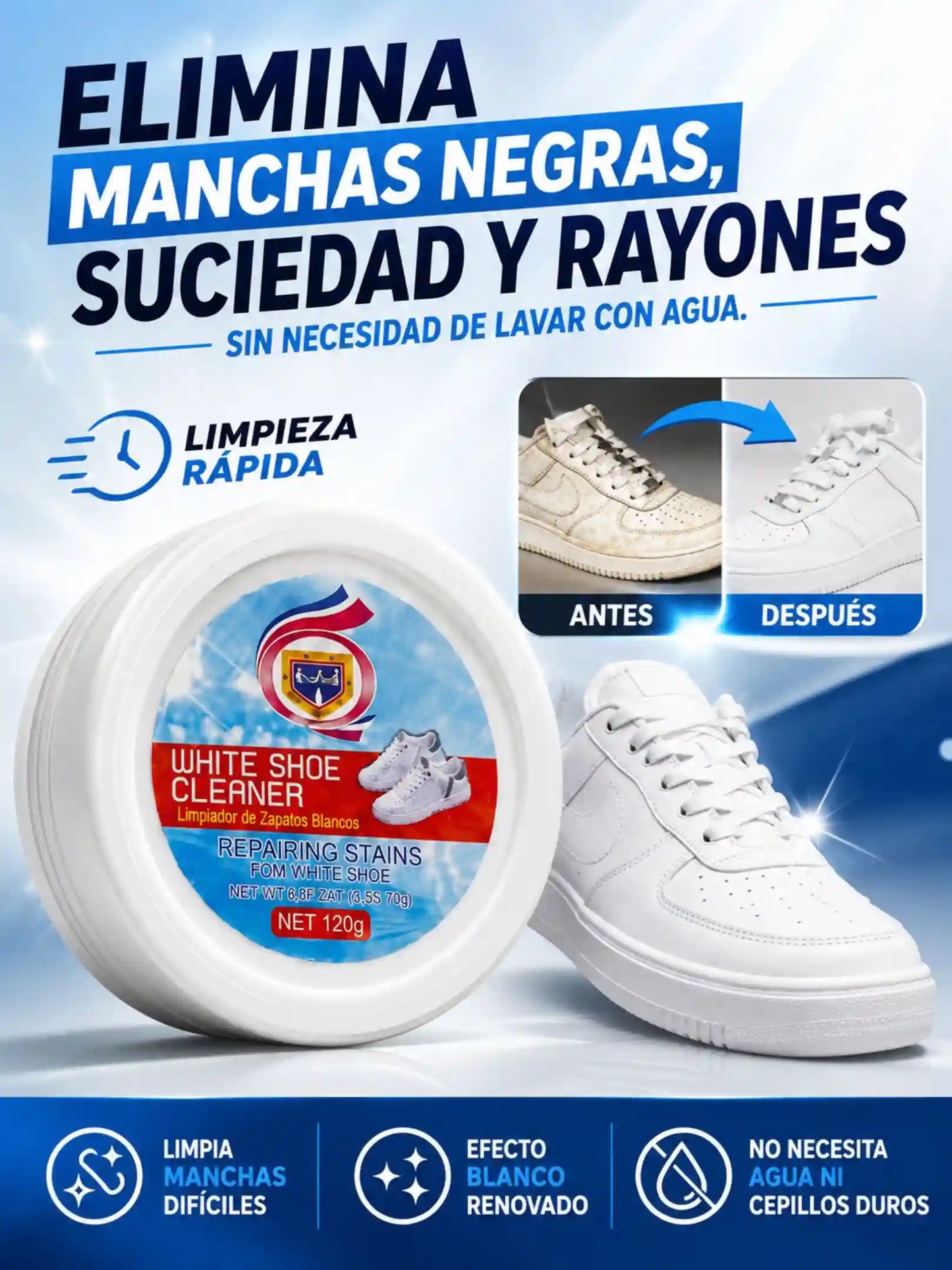 CREMA LIMPIADORA DE ZAPATOS