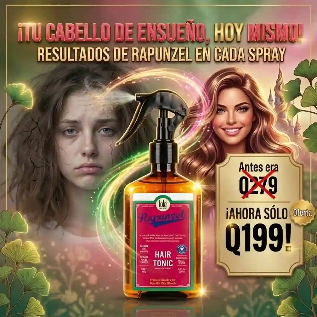 TONICO RAPUNZEL- PARA UN CABELLO ENVIDIABLE