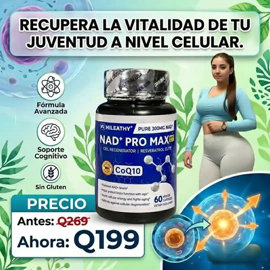 NAD+PRO MAX REGENERACION CELULAR