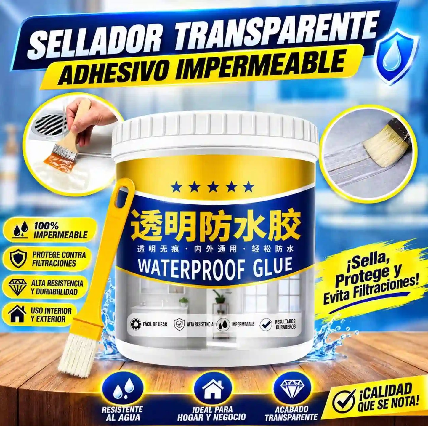 SELLADOR IMPERMEABLE TRANSPARENTE