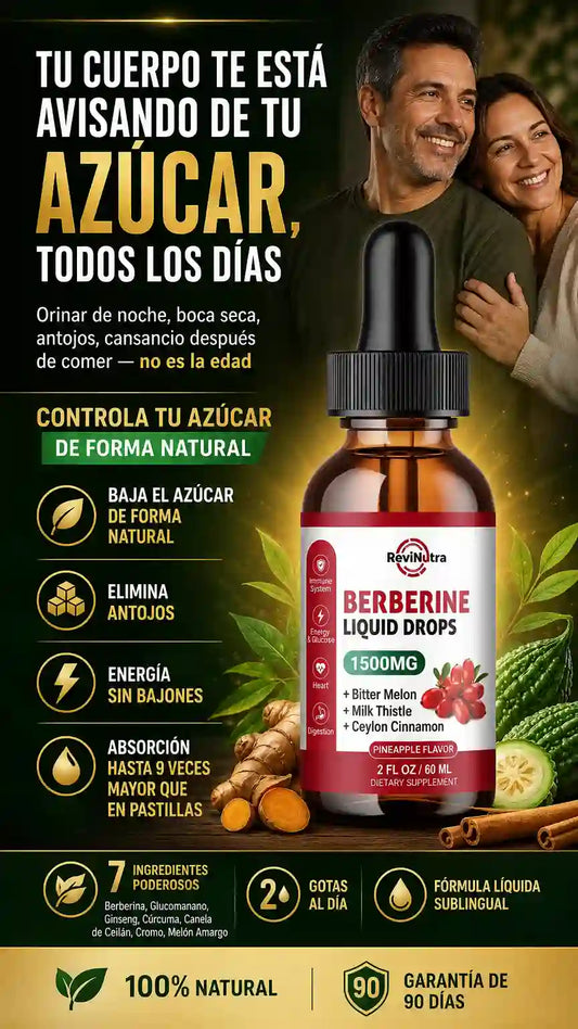 GOTAS LÍQUIDAS DE BERBERINA 1500 MG