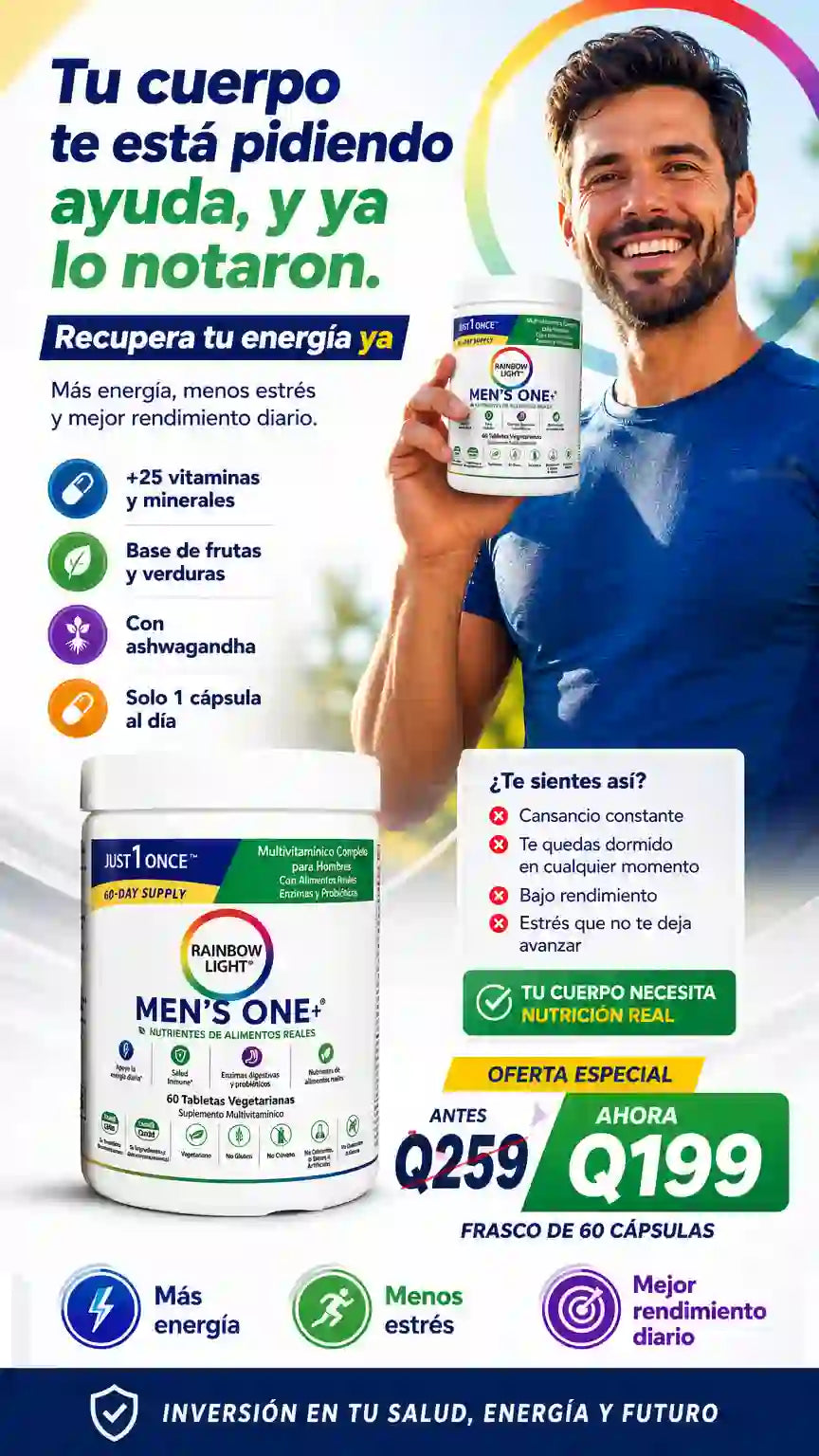 MULTIVITAMÍNICO COMPLETO PARA HOMBRES