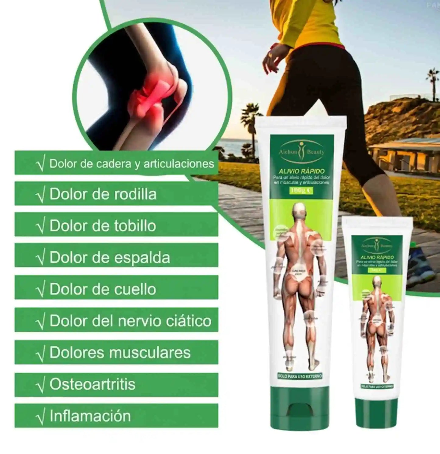 CREMA TERAPÉUTICA (adiós al dolor muscular)
