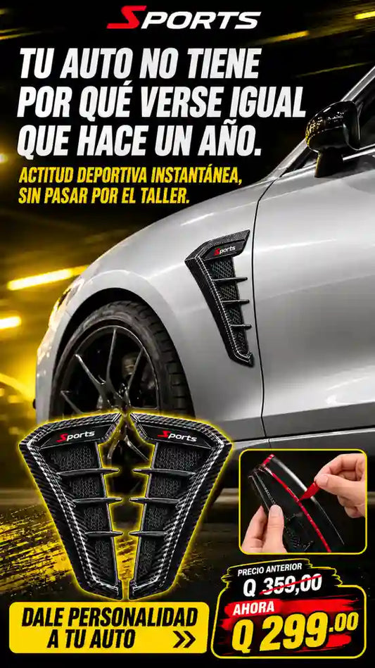 ALERONES DE FIBRA DE CARBONO PARA CARRO