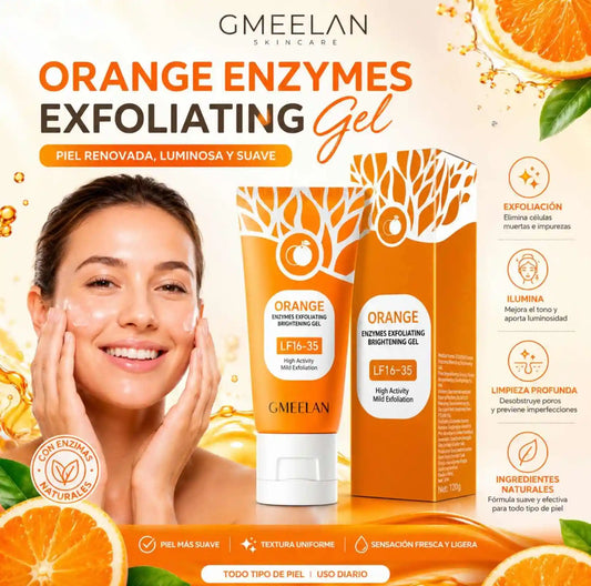 GEL EXFOLIANTE ACLARANTE DE NARANJA