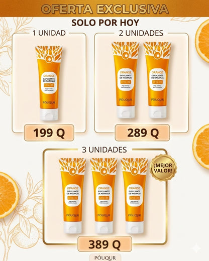 Gel Exfoliante Facial De Naranja Piel Radiante