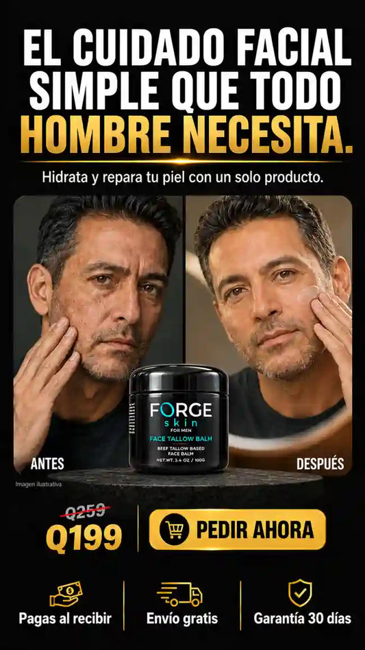 BÁLSAMO FACIAL DE SEBO DE RES FORGE SKIN