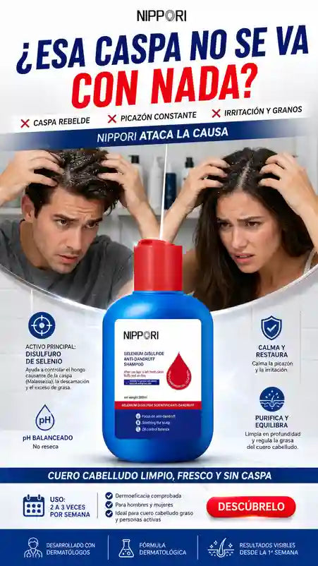 NIPPORI SELENIUM DISULFIDE ANTI-DANDRUFF SHAMPOO