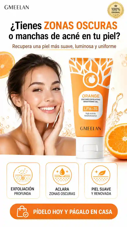 GEL EXFOLIANTE DE ENZIMAS DE NARANJA GMEELAN