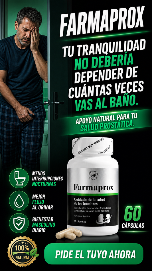 FARMAPROX. FORMULA NATURAL PARA PROSTATA