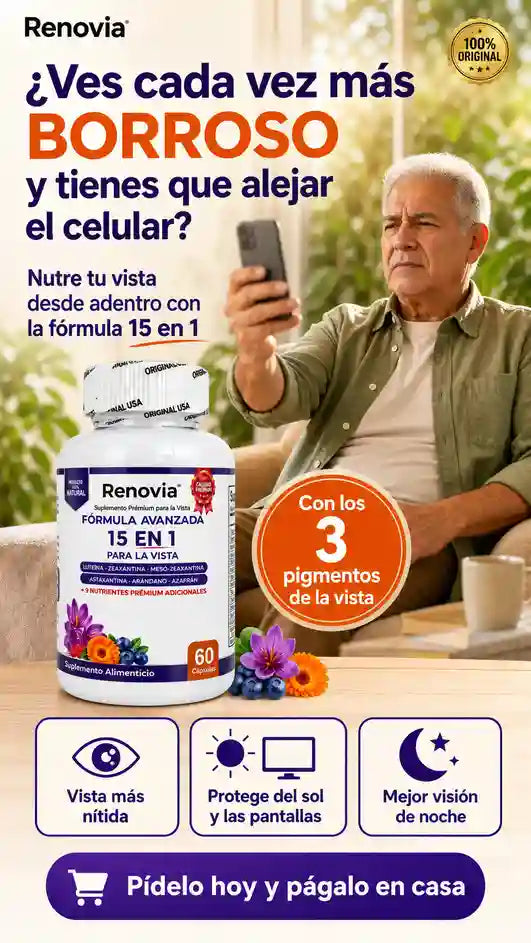 RENOVIA SUPLEMENTO PRÉMIUM PARA LA VISTA 15 EN 1-