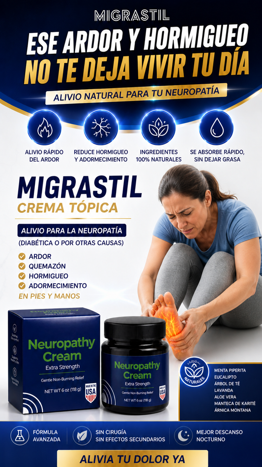 CREMA PARA NEUROPATÍA MIGRASTIL