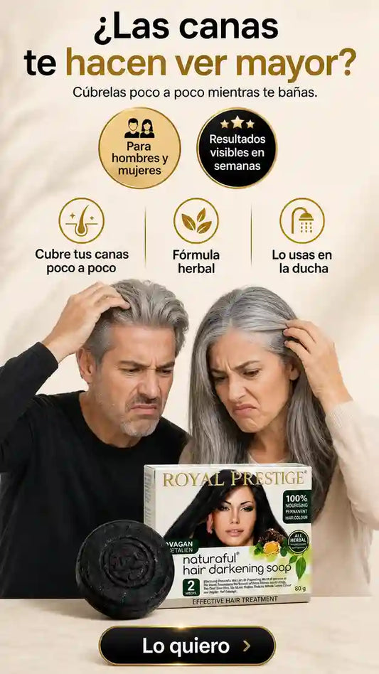 JABÓN ANTI-CANAS ROYAL PRESTIGE 100% NATURAL