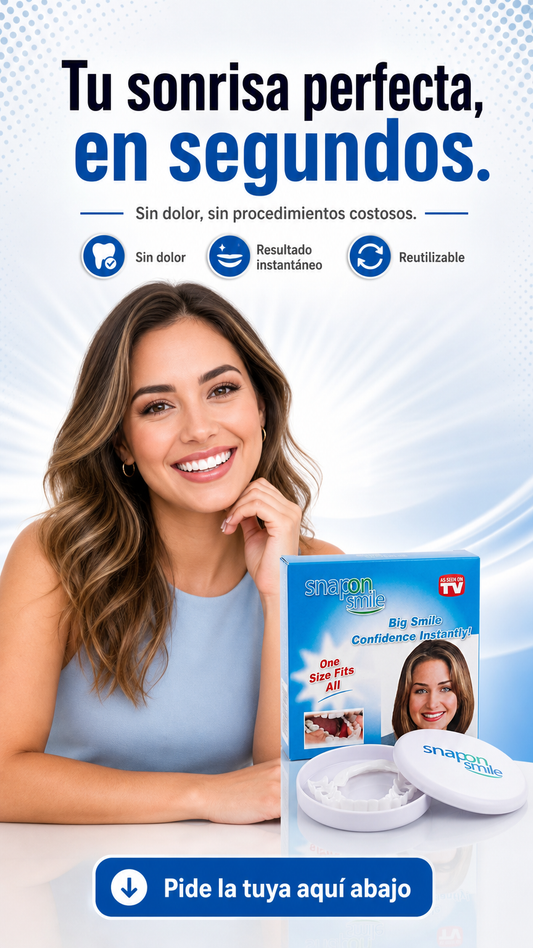 CARILLA DENTAL ESTÉTICA REMOVIBLE Y REUTILIZABLE