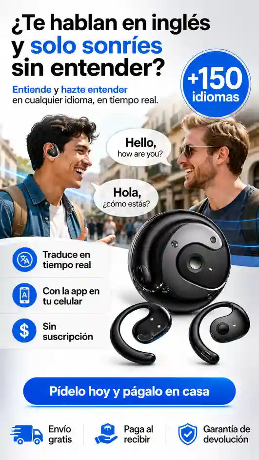 AUDÍFONO TRADUCTOR INTELIGENTE 150 IDIOMAS